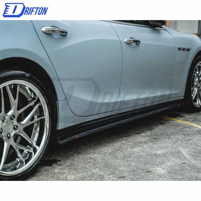 CMST Style Carbon Fiber Side Skirt For Maserati Ghibli 2018-2021