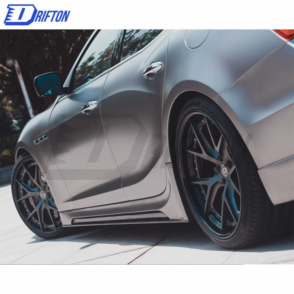 Paktechz Style Carbon Fiber Side Skirt For Maserati Ghibli 2014-2018