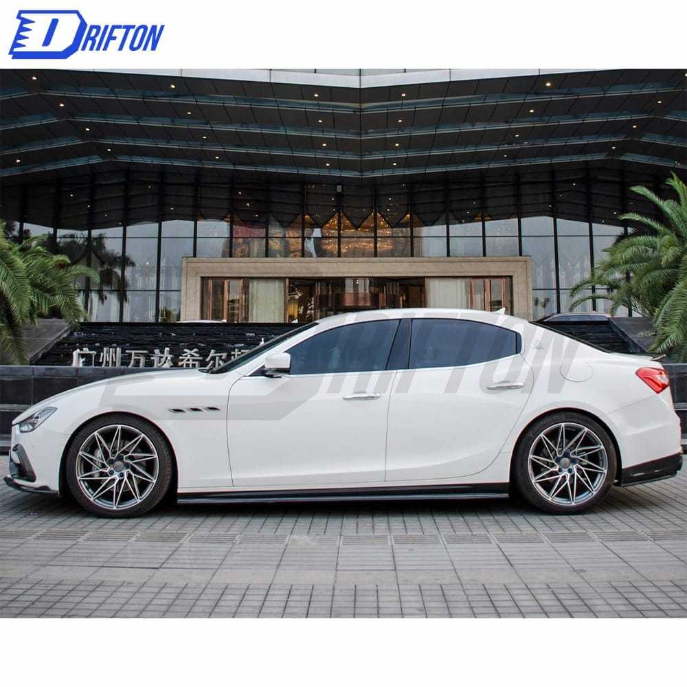 CMST Style Carbon Fiber Side Skirt For Maserati Ghibli 2014-2017