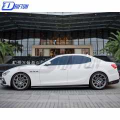 CMST Style Carbon Fiber Side Skirt For Maserati Ghibli 2014-2017
