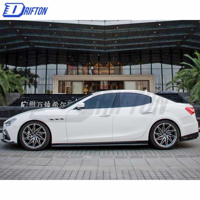 CMST Style Carbon Fiber Side Skirt For Maserati Ghibli 2014-2017
