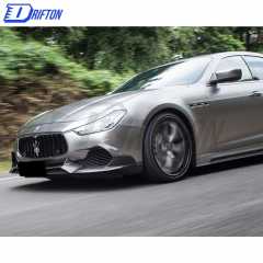 Paktechz Style Carbon Fiber Front Lip For Maserati Ghibli 2014-2017