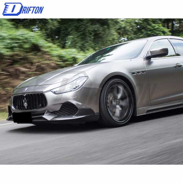 Paktechz Style Carbon Fiber Front Lip For Maserati Ghibli 2014-2017