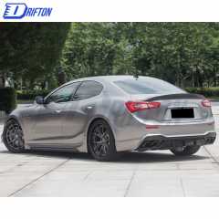 Paktechz Style Carbon Fiber Side Skirt For Maserati Ghibli 2014-2018