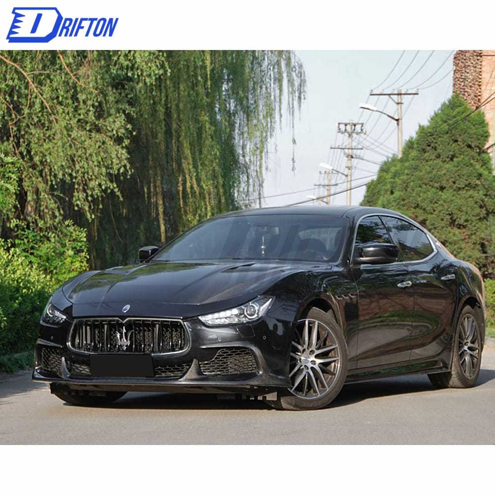 ASPEC Style Both Side Carbon Fiber Engine Hood For Maserati Ghibli 2014-2018