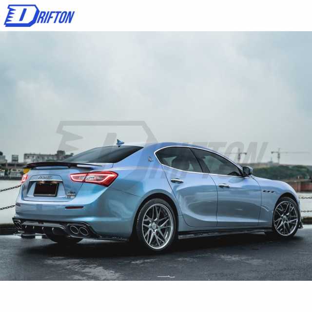 CMST Style Carbon Fiber Side Skirt For Maserati Ghibli 2018-2021
