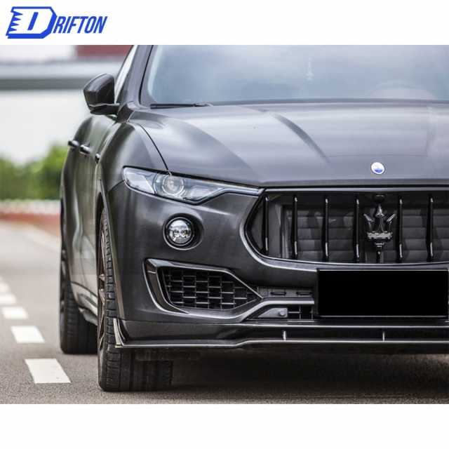 PakTechz Style Carbon Fiber Upper Front Lip For Maserati Levante 2016-2020