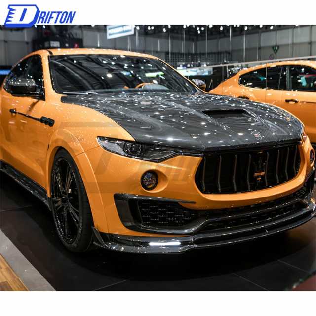 Mansory Style Carbon Fiber Hood For Maserati Levante 2016-2018