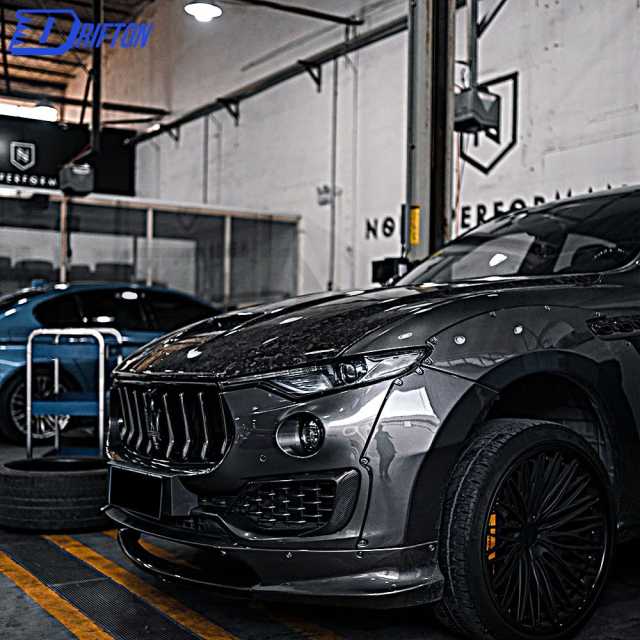 Mansory Style Forged Dry Carbon Fiber Hood For Maserati Levante 2016-2018