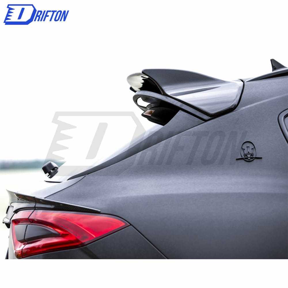 PakTechz Style Carbon Fiber Upper Front Lip For Maserati Levante 2016-2020