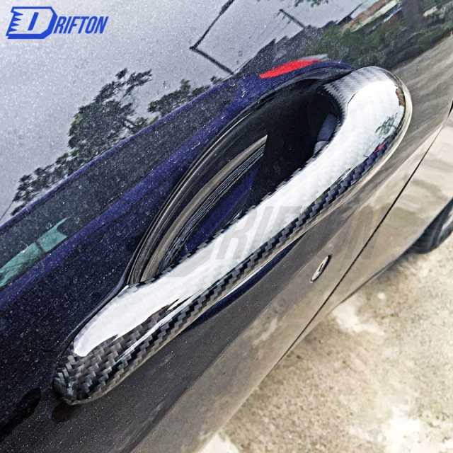 Dry Carbon Fiber Door Handle Cover For Maserati Granturismo Grancabrio GTS GT 2007-2015