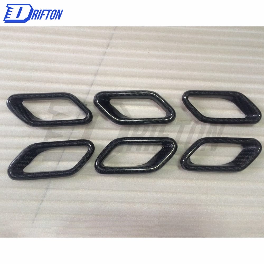Dry Carbon Fiber Fender Vent Cover For Maserati Granturismo Grancabrio GT GTS GC 2007-2015