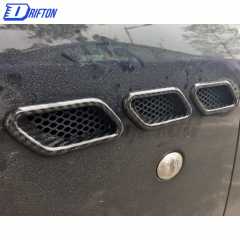 Dry Carbon Fiber Fender Vent Cover For Maserati Granturismo Grancabrio GT GTS GC 2007-2015