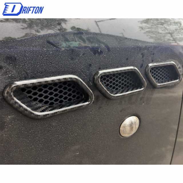 Dry Carbon Fiber Fender Vent Cover For Maserati Granturismo Grancabrio GT GTS GC 2007-2015