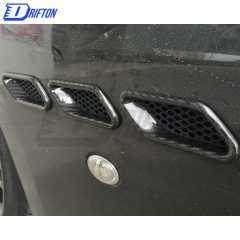 Dry Carbon Fiber Fender Vent Cover For Maserati Granturismo Grancabrio GT GTS GC 2007-2015