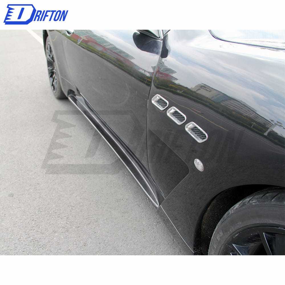 CEC Style Glass Fiber Side Skirt For Maserati Granturismo Grancabrio GT GTS GC 2007-2015