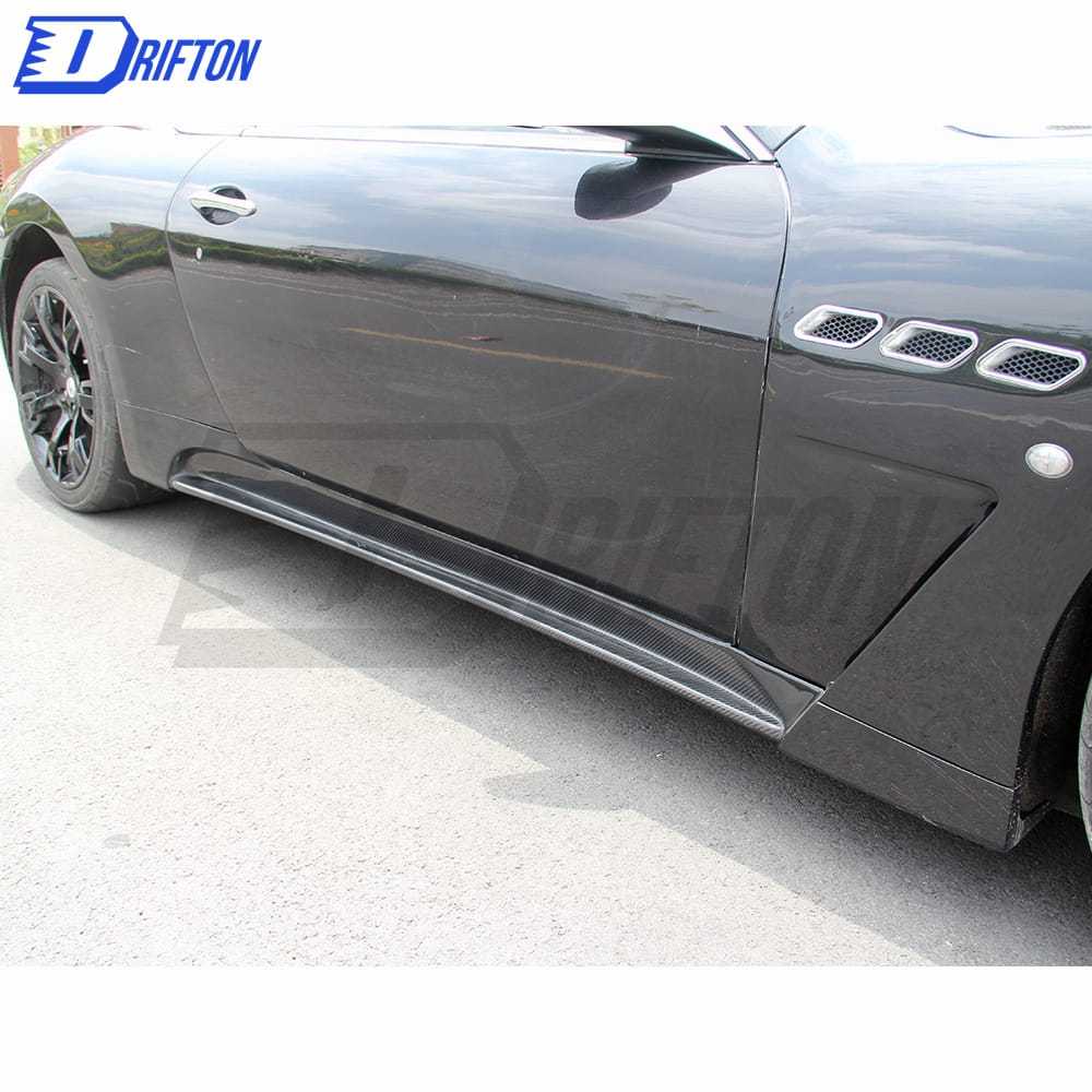 CEC Style Glass Fiber Side Skirt For Maserati Granturismo Grancabrio GT GTS GC 2007-2015