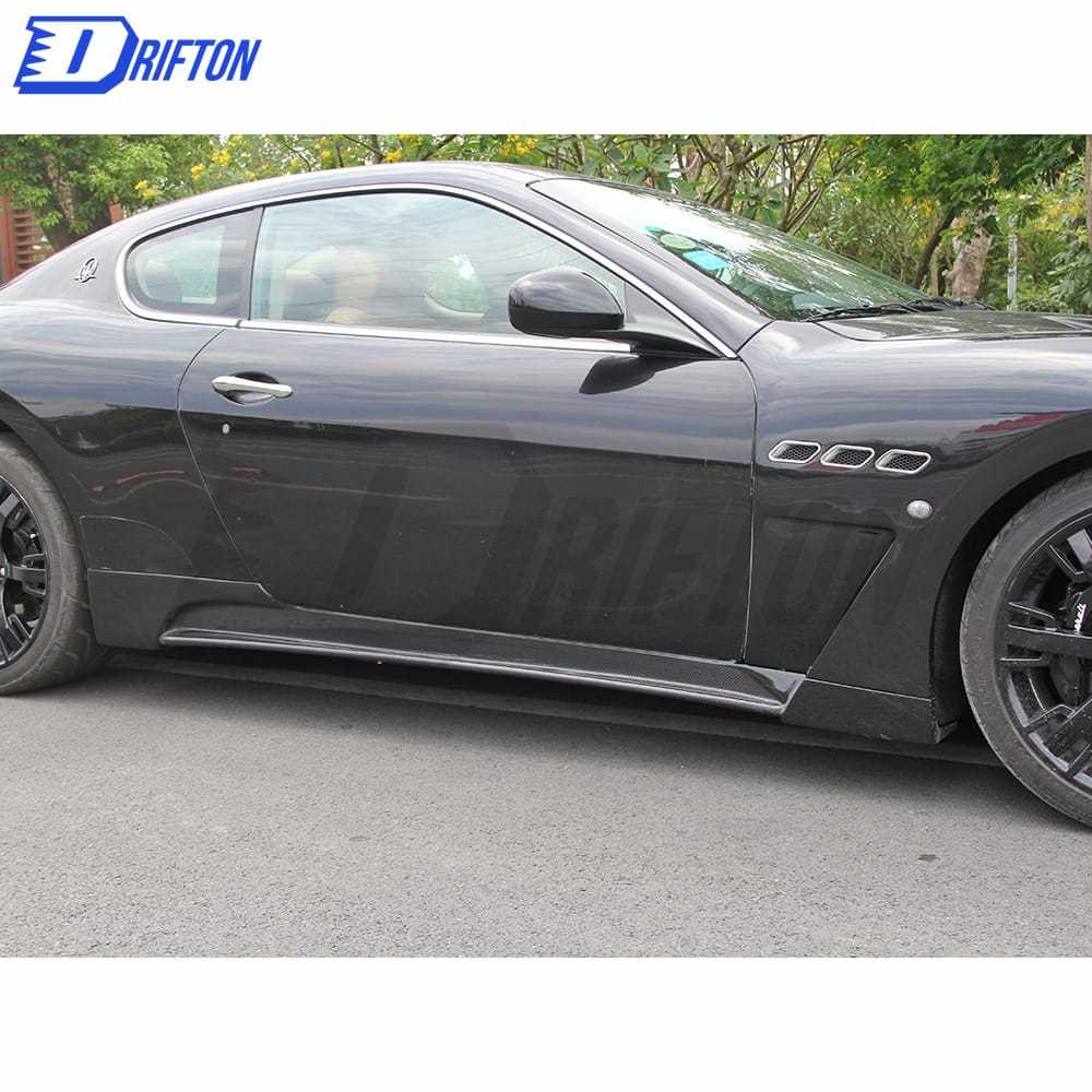 CEC Style Glass Fiber Side Skirt For Maserati Granturismo Grancabrio GT GTS GC 2007-2015