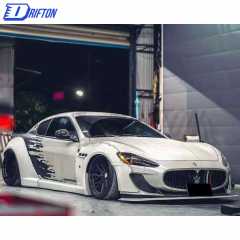 Liberty Walk LB Style Half Carbon Fiber Wide Body Kit For Maserati Granturismo Grancabrio GT GTS GC 2007-2015