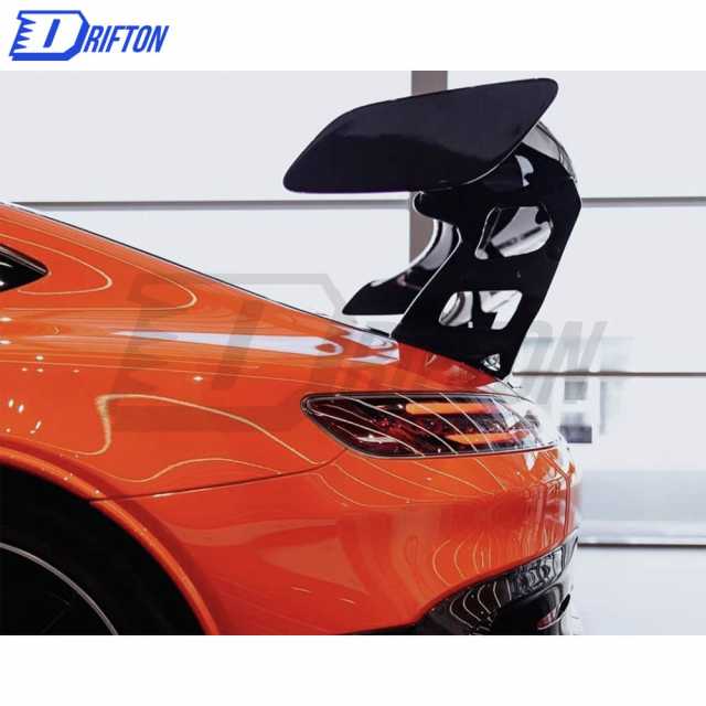 Black Series Style Dry Carbon Fiber Rear Spoiler For Mercedes-Benz AMG GT GTS GTC GTR 2015-2019