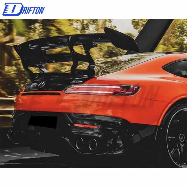 Black Series Style Dry Carbon Fiber Rear Spoiler For Mercedes-Benz AMG GT GTS GTC GTR 2015-2019