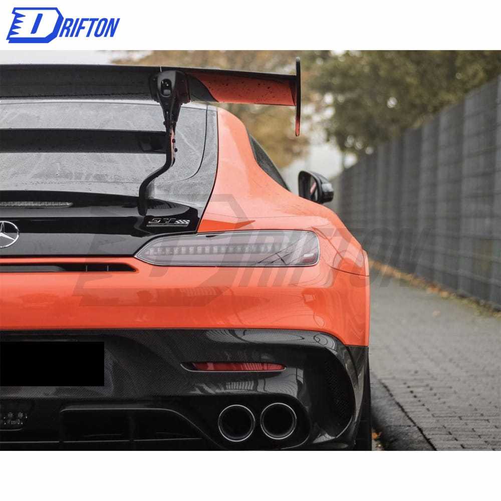 Black Series Style Dry Carbon Fiber Rear Spoiler For Mercedes-Benz AMG GT GTS GTC GTR 2015-2019