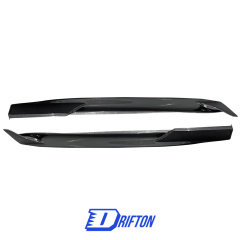 Black Series Style Dry Carbon Fiber Side Skirt For Mercedes-Benz AMG GT GTS GTC GTR 2015-2019