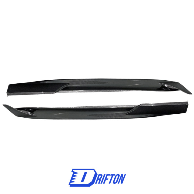 Black Series Style Dry Carbon Fiber Side Skirt For Mercedes-Benz AMG GT GTS GTC GTR 2015-2019