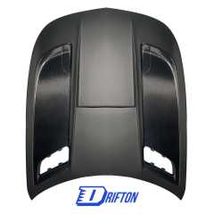 Black Series Style Half Dry Carbon Fiber Hood For Mercedes-Benz AMG GT GTS GTC GTR 2015-2019
