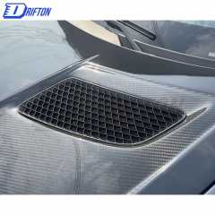 Black Series Style Half Dry Carbon Fiber Hood For Mercedes-Benz AMG GT GTS GTC GTR 2015-2019