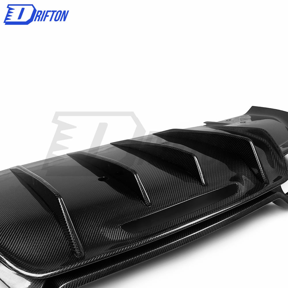 Paktechz Style Carbon Fiber Rear Diffuser For Mercedes-Benz AMG GT GTS 2015-2016