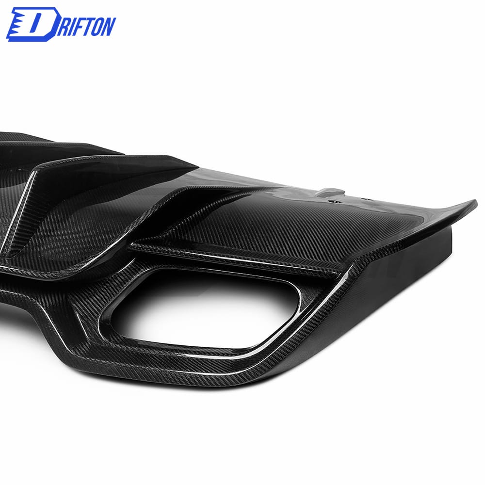 Paktechz Style Carbon Fiber Rear Diffuser For Mercedes-Benz AMG GT GTS 2015-2016