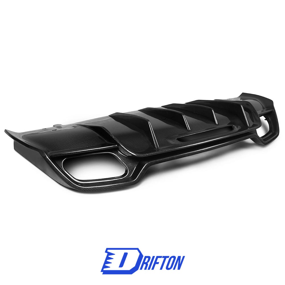 Paktechz Style Carbon Fiber Rear Diffuser For Mercedes-Benz AMG GT GTS 2015-2016