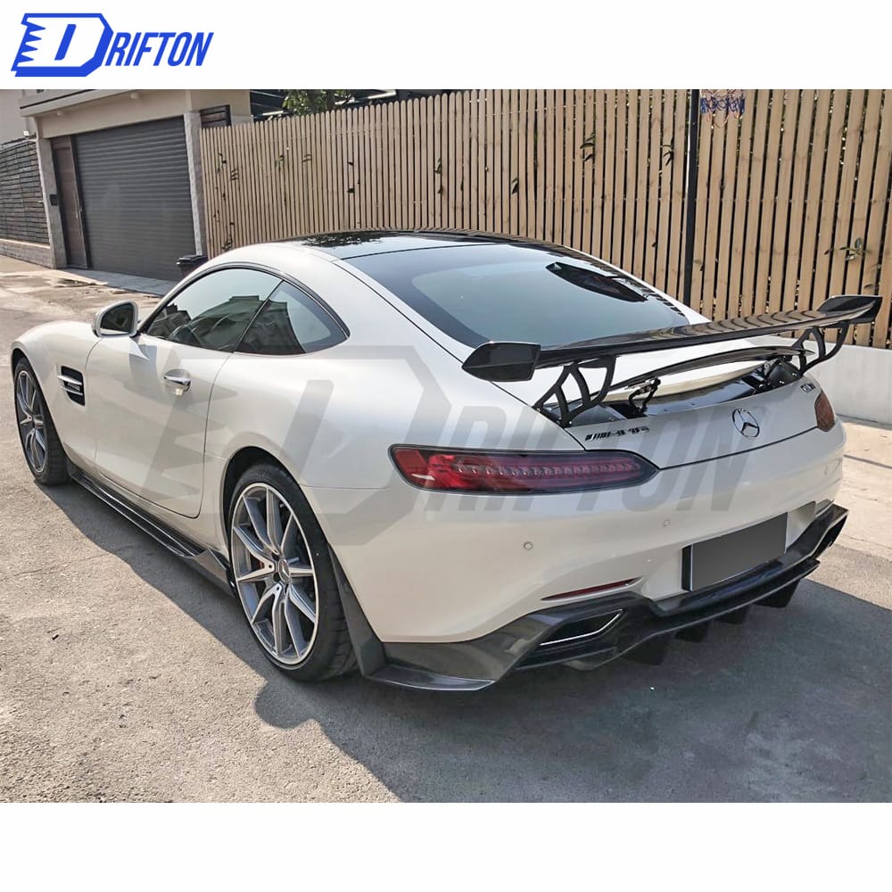 Paktechz Style Carbon Fiber Rear Diffuser For Mercedes-Benz AMG GT GTS 2015-2016