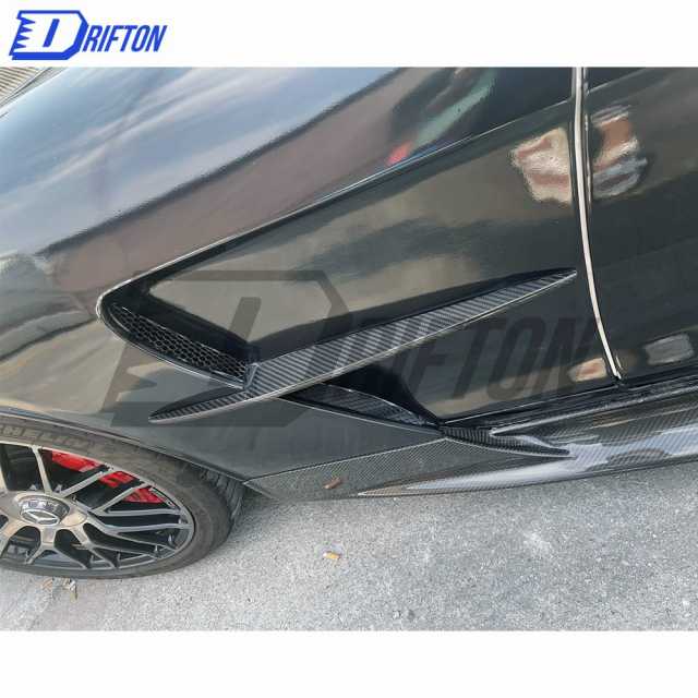 Black Series Style Carbon Fiber Side Skirt For Mercedes-Benz AMG GT GTS GTC GTR 2015-2019
