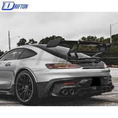 Black Series Style Carbon Fiber Rear Spoiler For Mercedes-Benz AMG GT GTS GTC GTR 2015-2019