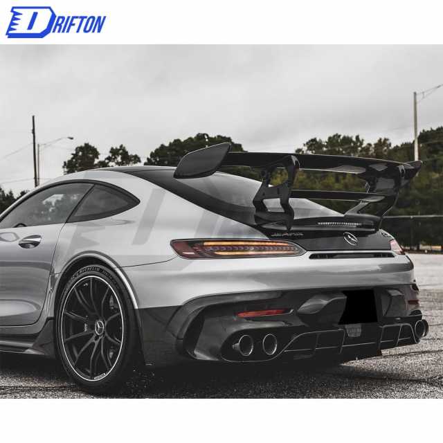 Black Series Style Carbon Fiber Rear Spoiler For Mercedes-Benz AMG GT GTS GTC GTR 2015-2019