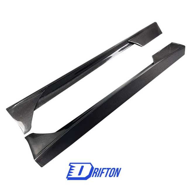 Black Series Style Carbon Fiber Side Skirt For Mercedes-Benz AMG GT GTS GTC GTR 2015-2019