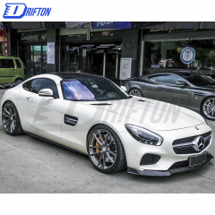 Paktechz V2 Style Carbon Fiber Side Skirt For Mercedes-Benz AMG GT GTS 2015-2016