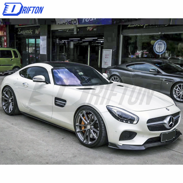 Paktechz V2 Style Carbon Fiber Side Skirt For Mercedes-Benz AMG GT GTS 2015-2016