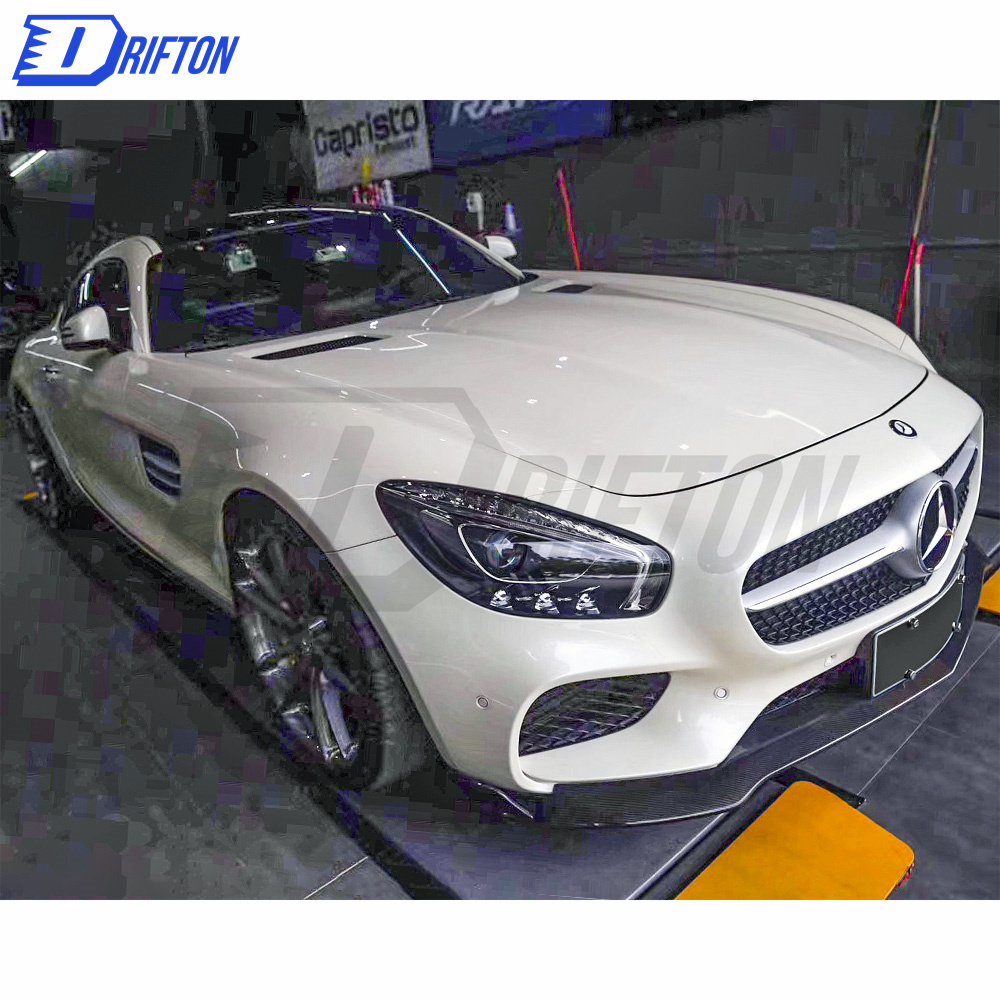 Paktechz V2 Style Carbon Fiber Side Skirt For Mercedes-Benz AMG GT GTS 2015-2016