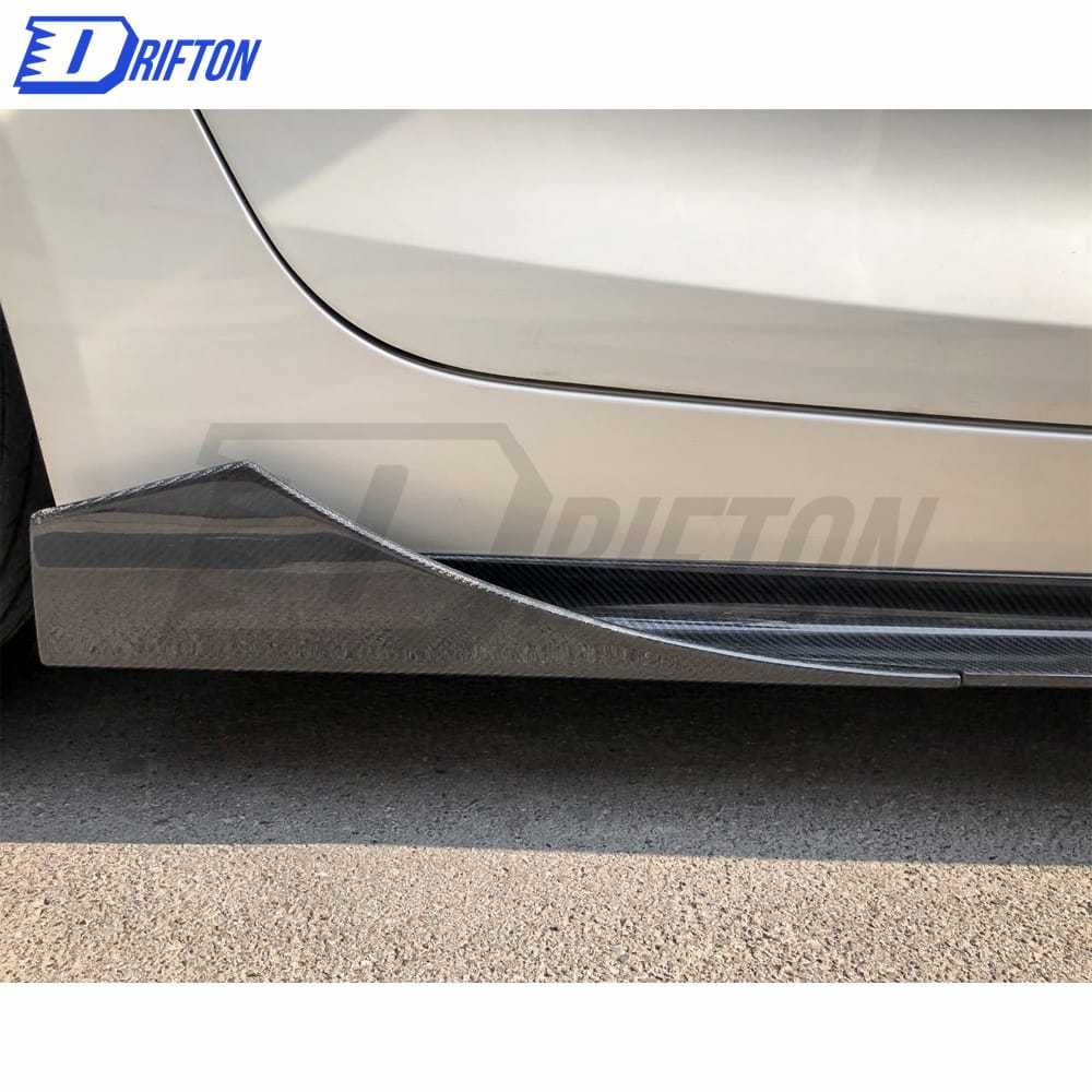 Paktechz Style Carbon Fiber Side Skirt For Mercedes-Benz AMG GT GTS 2015-2016