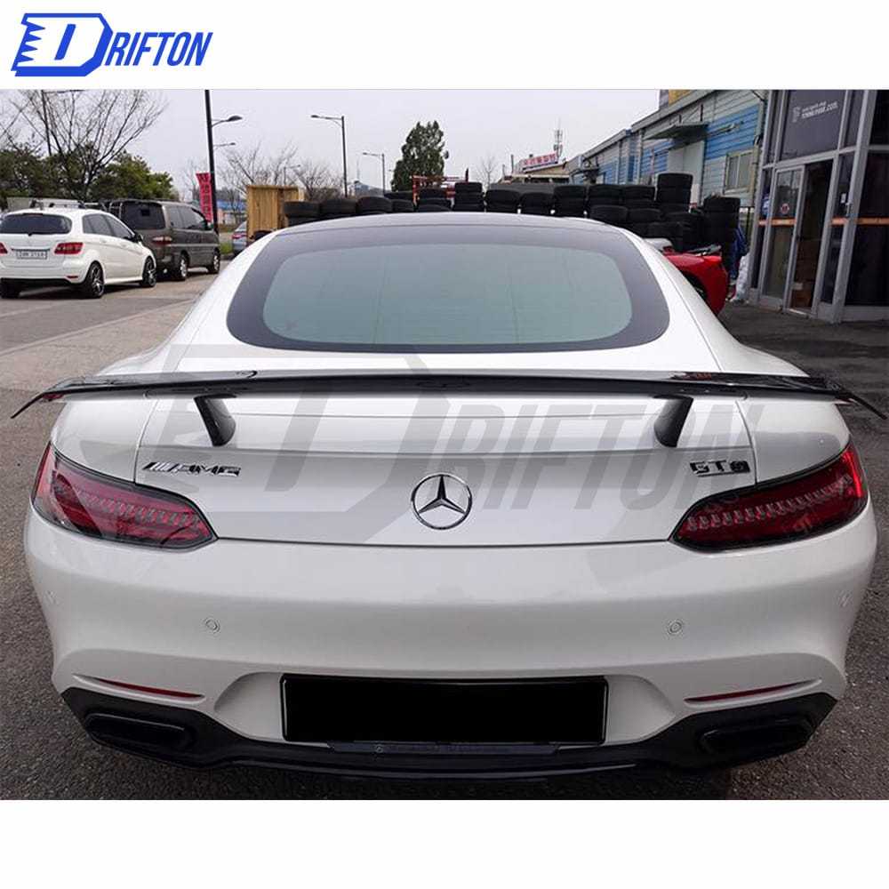 Mansory Style Dry Carbon Fiber Rear Spoiler For Mercedes-Benz AMG GT GTS 2015-2019