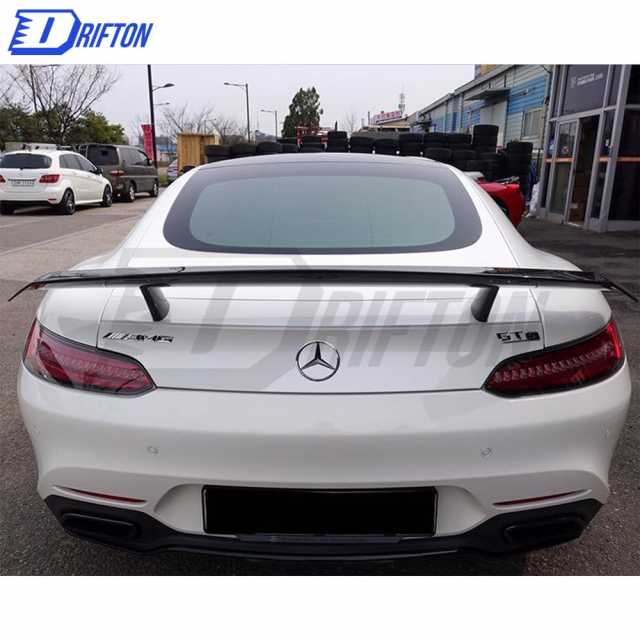 Mansory Style Dry Carbon Fiber Rear Spoiler For Mercedes-Benz AMG GT GTS 2015-2019