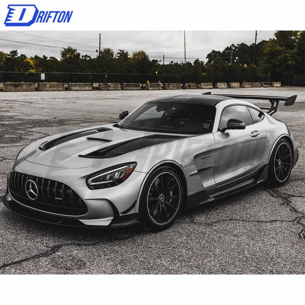 Black Series Style Carbon Fiber Rear Spoiler For Mercedes-Benz AMG GT GTS GTC GTR 2015-2019