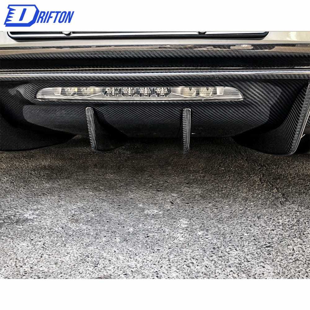 Paktechz Style Carbon Fiber Rear Diffuser For Mercedes-Benz AMG GT GTS 2015-2016