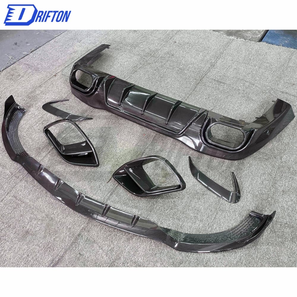 Brabus Style Dry Carbon Fiber Rear Diffuser For Mercedes Benz AMG GT63