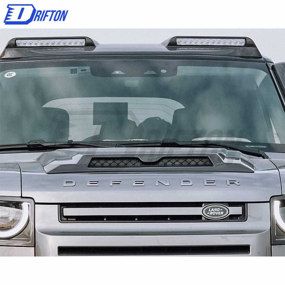 Carbon Fiber Hood Cover For Land Rover Defender 2020-2021