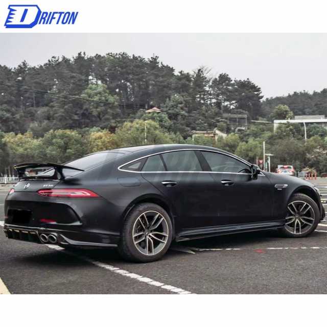 Paktechz Style Dry Carbon Fiber Side Skirt For Mercedes Benz AMG GT53 2019-2022