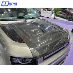 SVR Style Carbon Fiber Hood For Land Rover Defender 2020-2021
